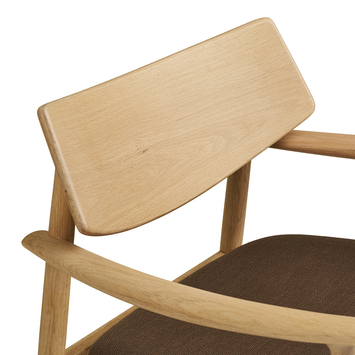 Olvera Oak Wood Lounge Chair