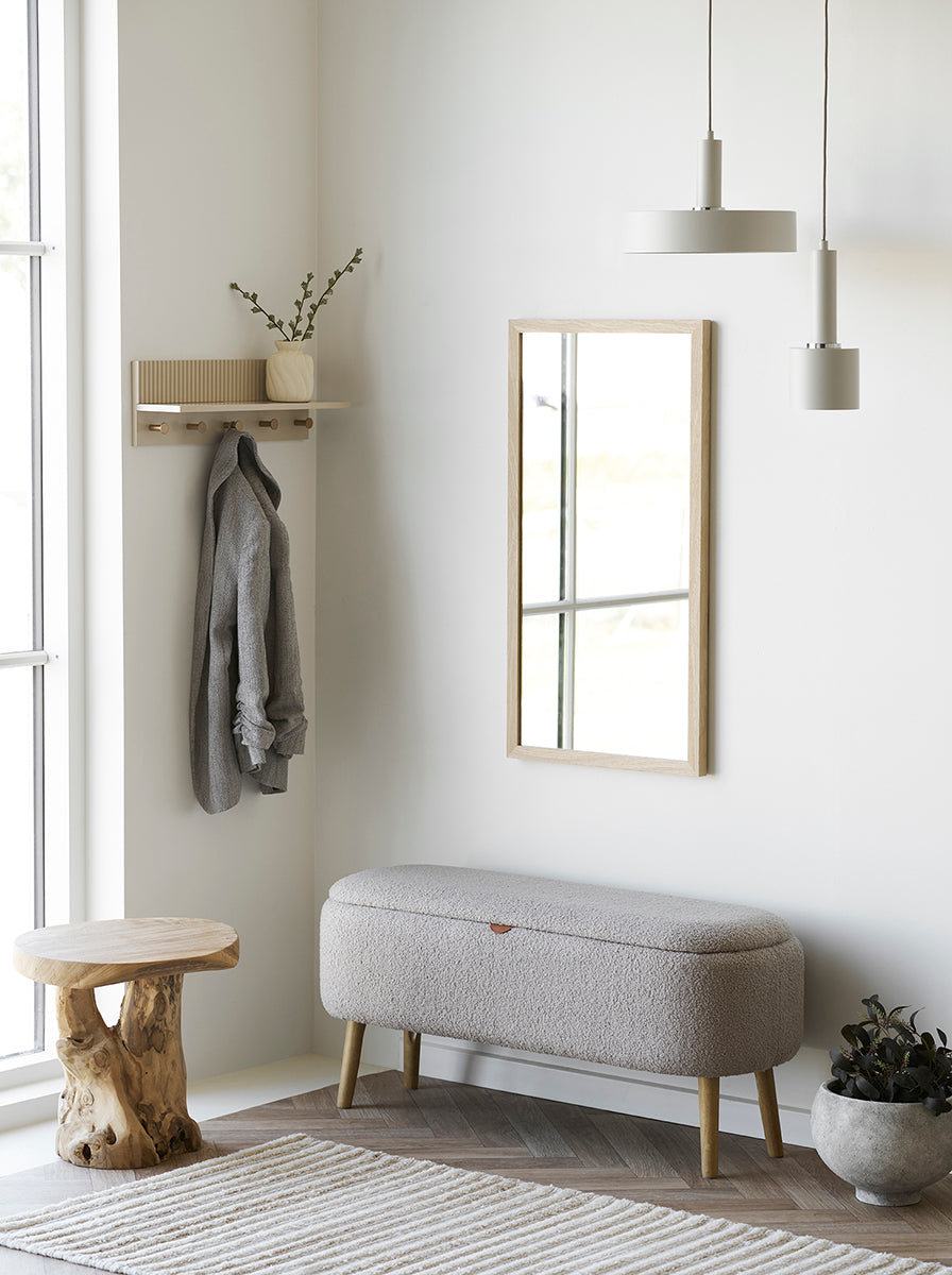 Palena Natural Teak Wood Side Table