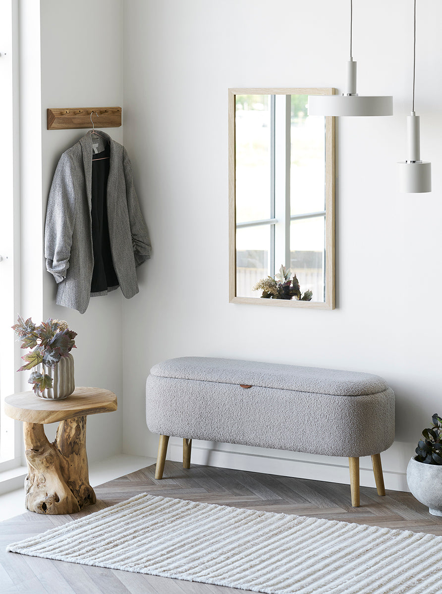 Palena Natural Teak Wood Side Table