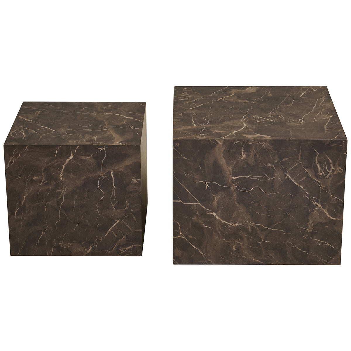 Prague Marble Look Coffee Table (2/Set)