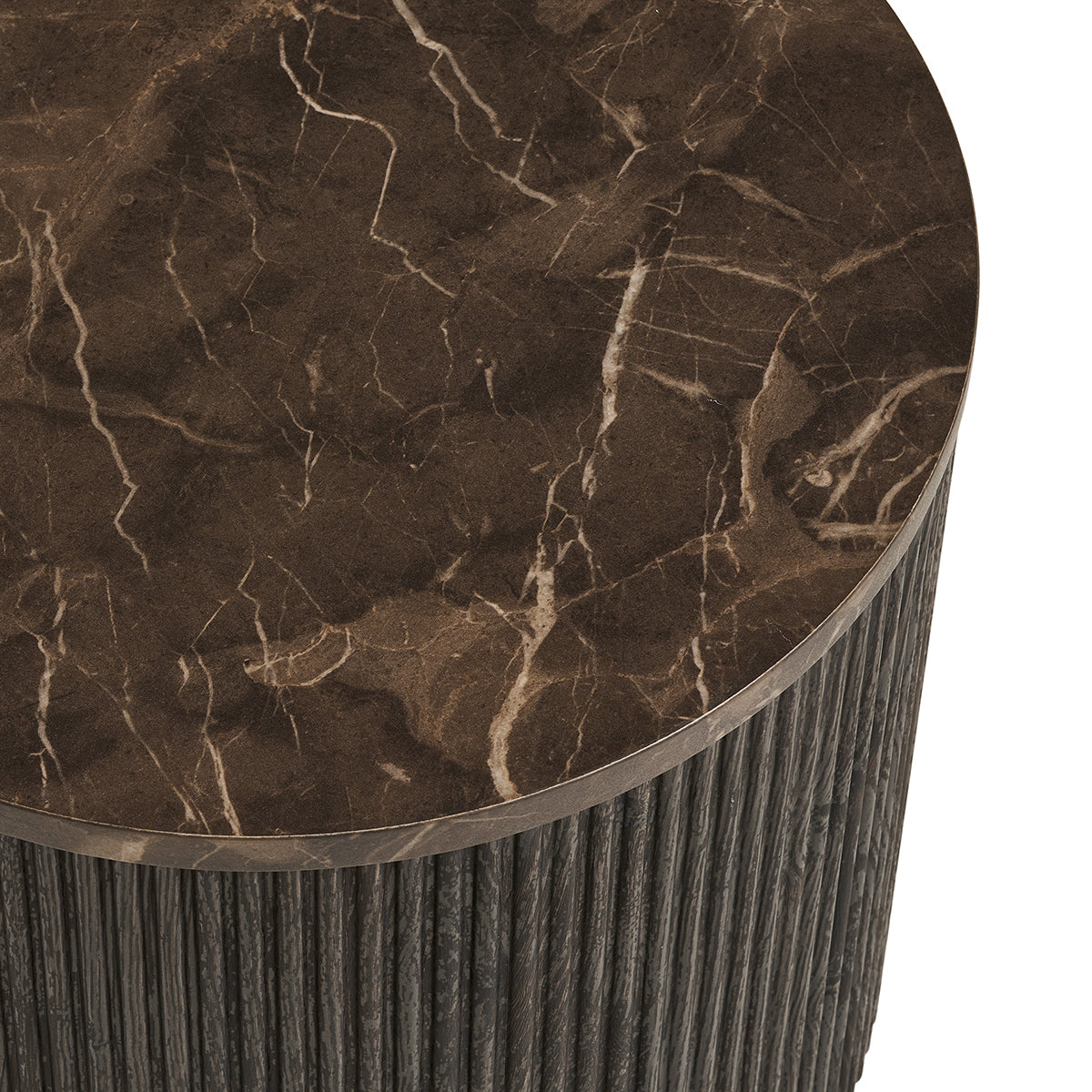 Rota Marble Look Side Table