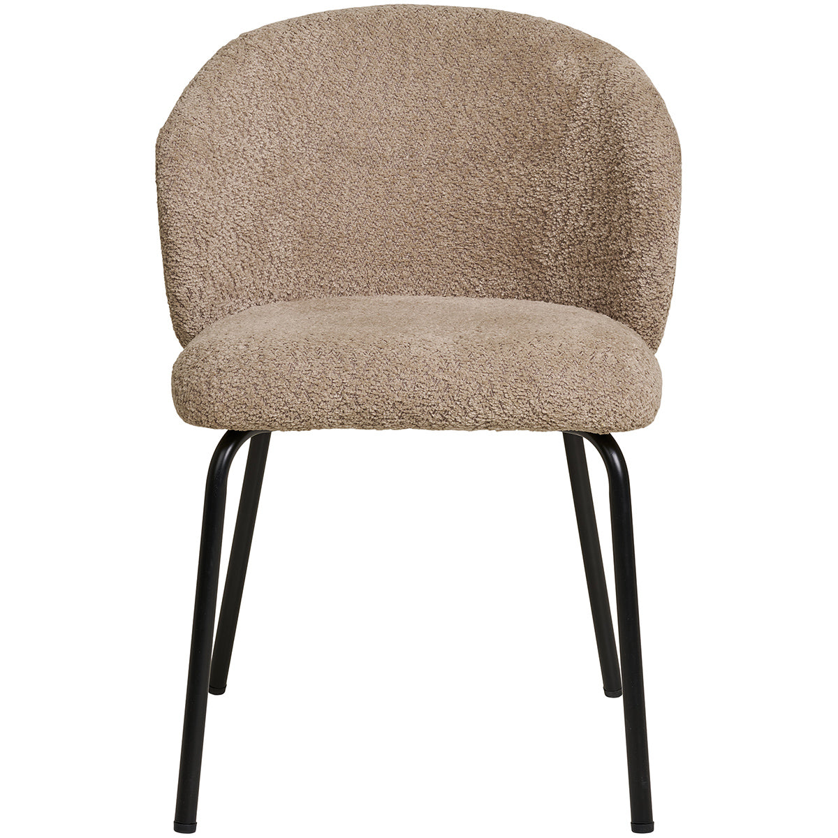 Safira Beige Boucle Dining Chair
