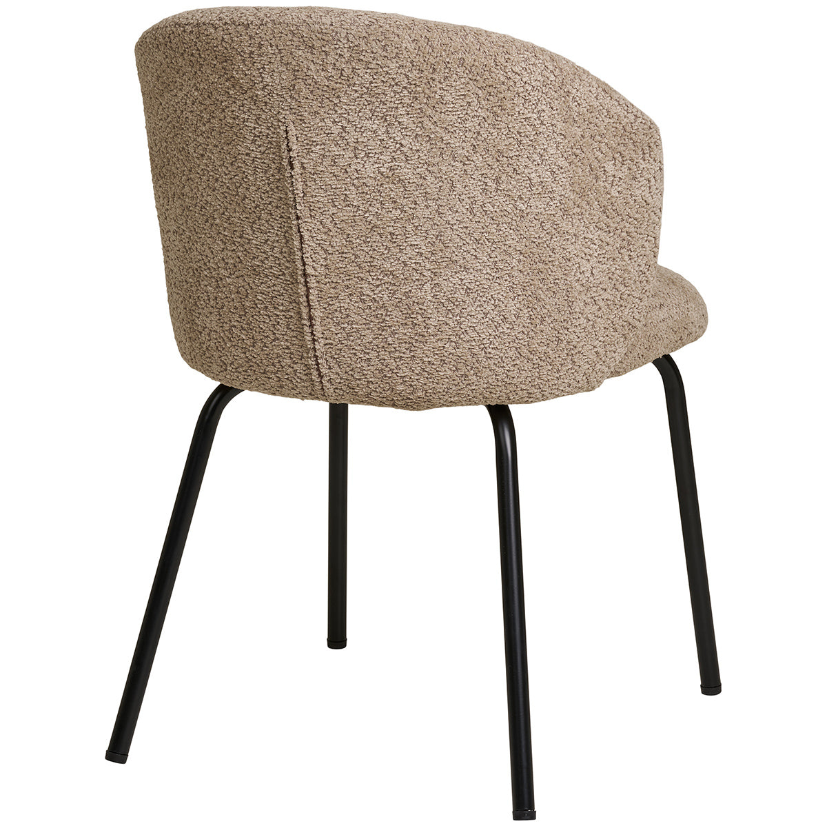 Safira Beige Boucle Dining Chair
