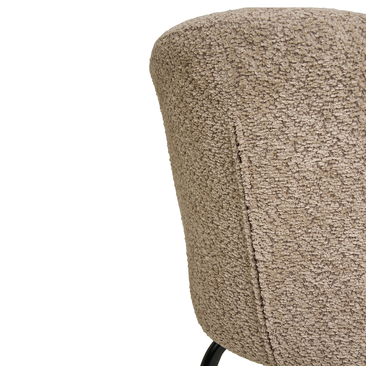 Safira Beige Boucle Dining Chair