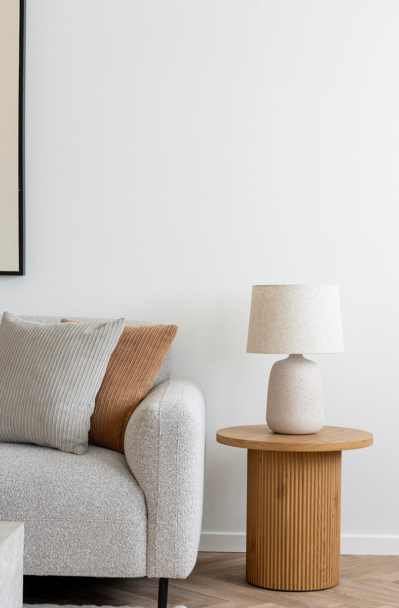 Salvador Lighy Grey Boucle Lounge Sofa