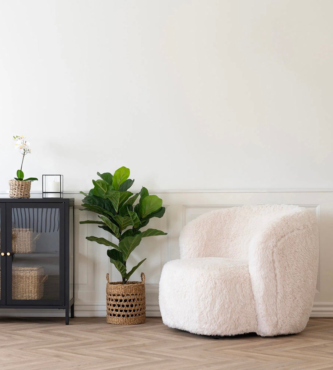 Setubal Off White Lounge Chair