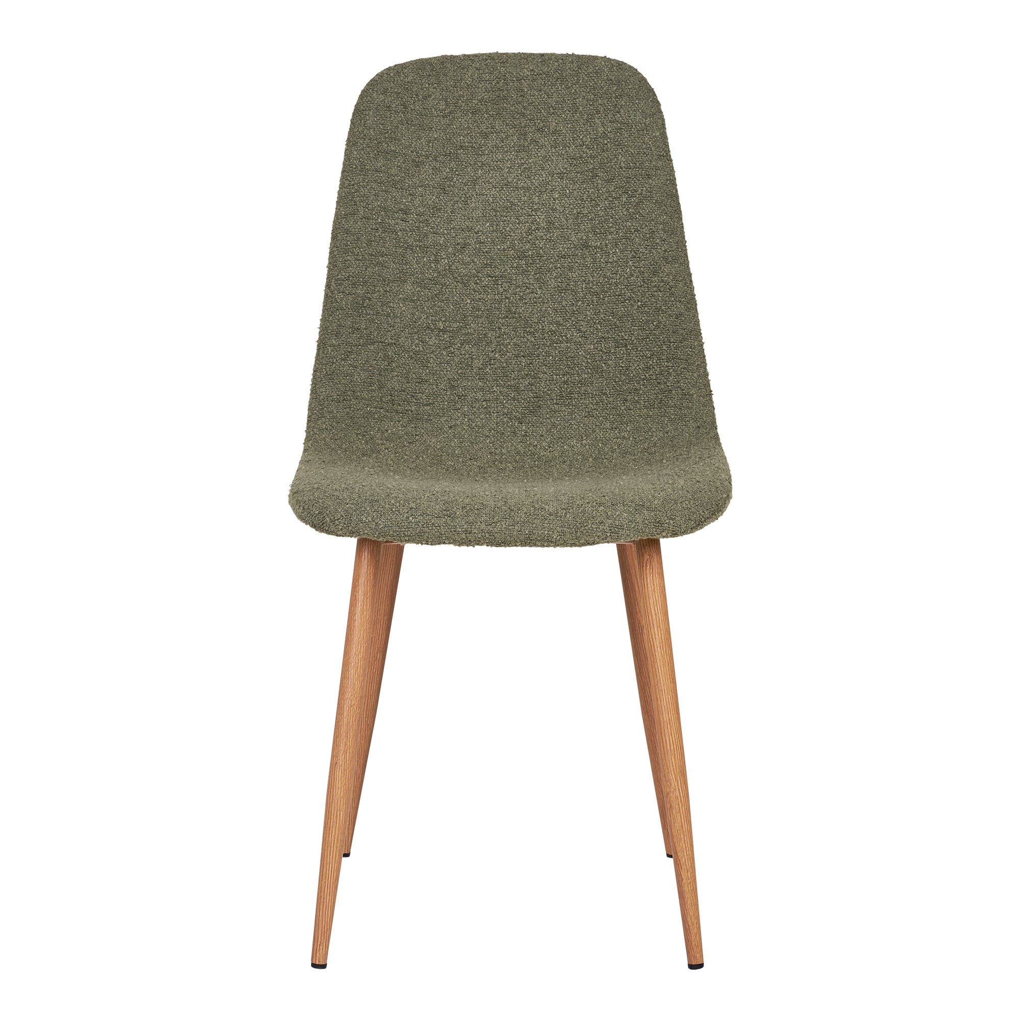 Stockholm Dark Green Boucle Dining Chair