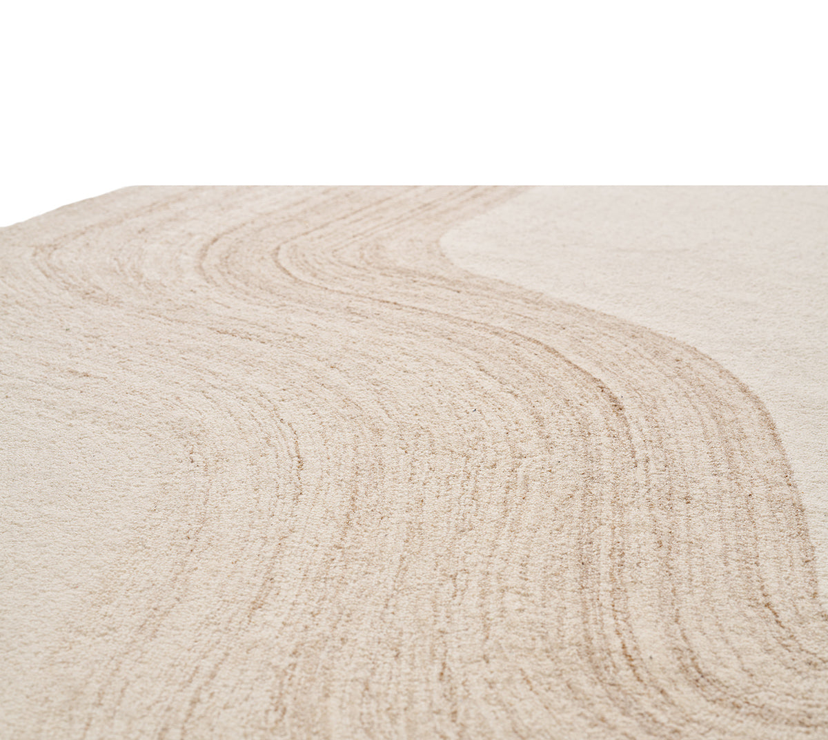Surat Light Brown/Ivory Wool Rug