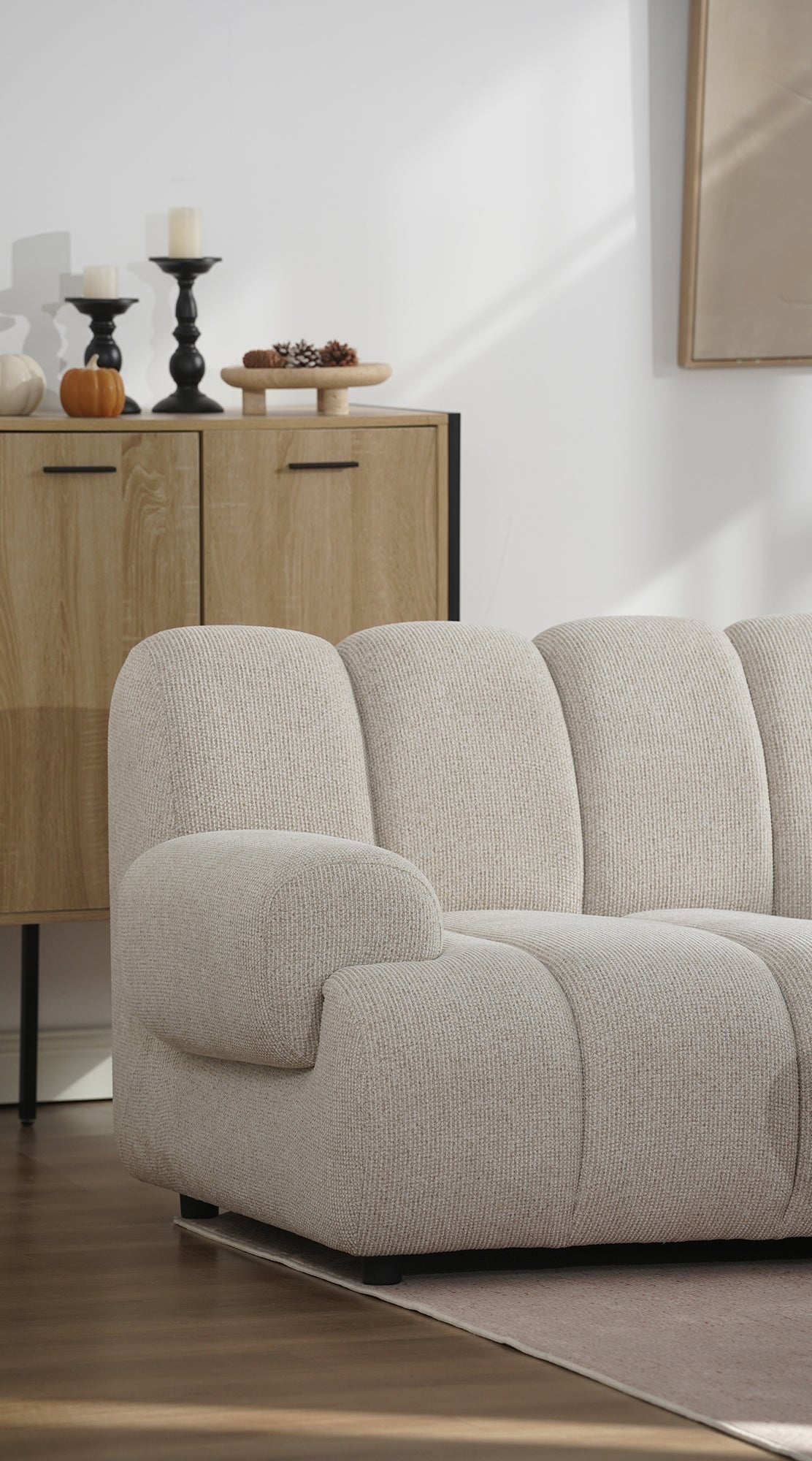 Taza Sand 3.5 Seater Modular Sofa