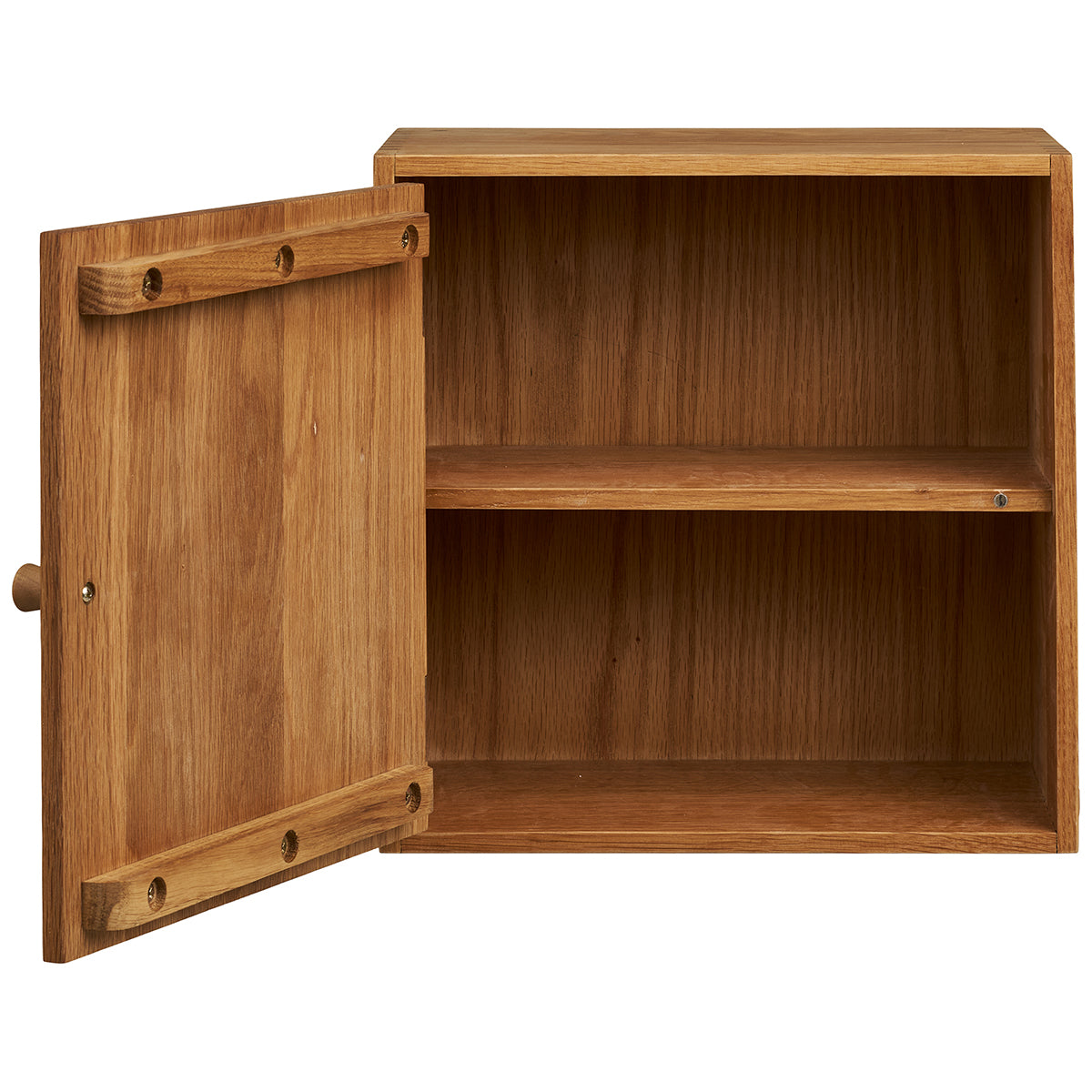 Townsville Oak Wood Wall Shelf with Door