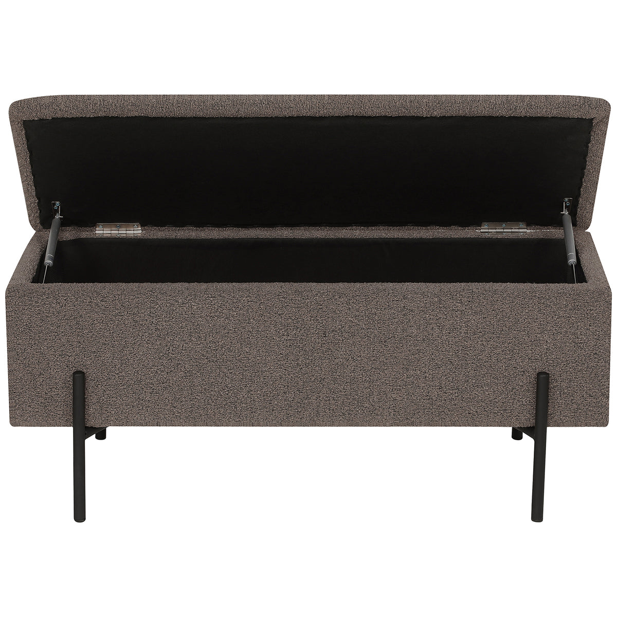 Watford Boucle Bench with Storage