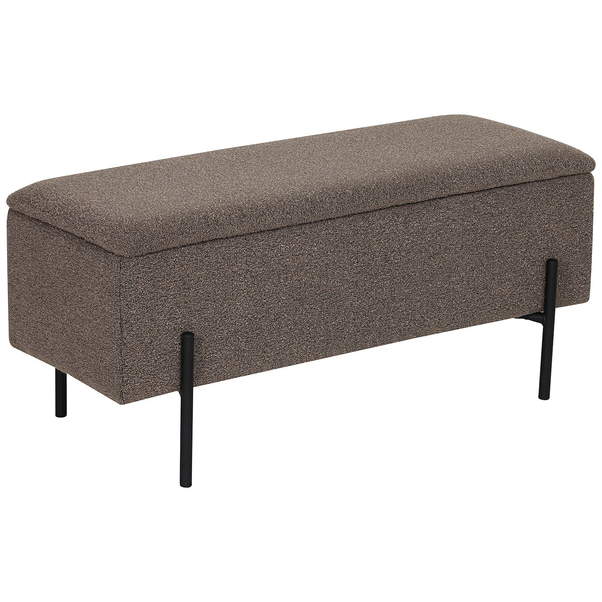 Watford Boucle Bench with Storage