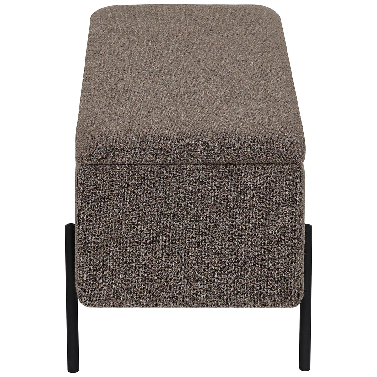 Watford Boucle Bench with Storage
