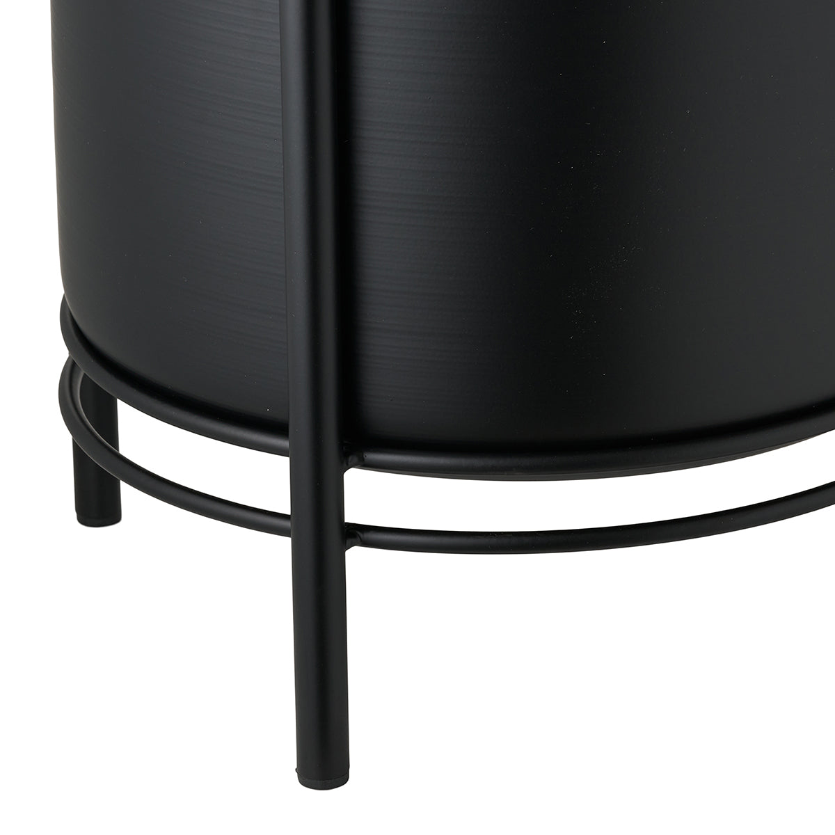 Zoe Black Flowerpots (2/Set)
