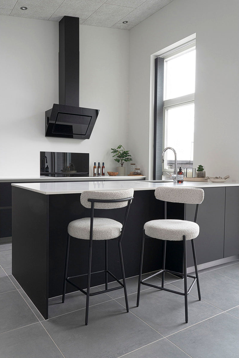 Badalona Boucle Counter Chair - WOO .Design