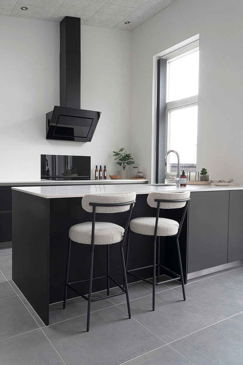 Badalona Boucle Counter Chair - WOO .Design