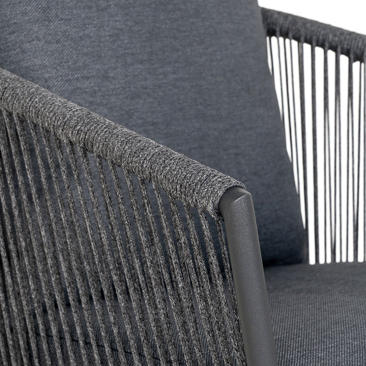 Salerno Dark Grey/Black Dining Chair (4/Set) - WOO .Design