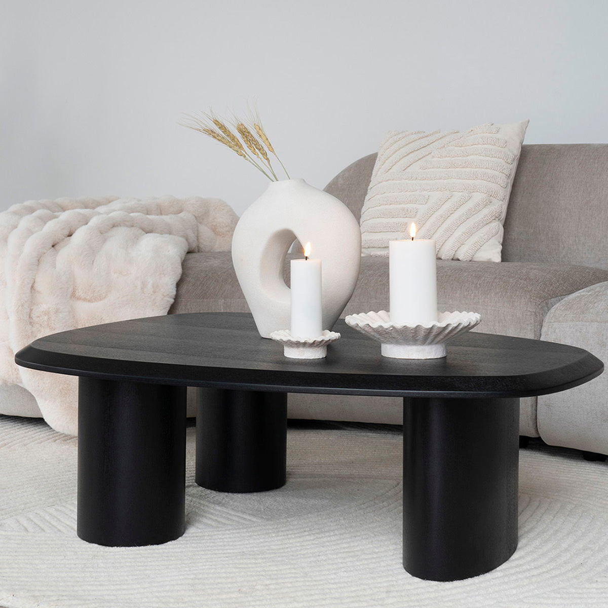 Tirano Black Coffee Table - WOO .Design