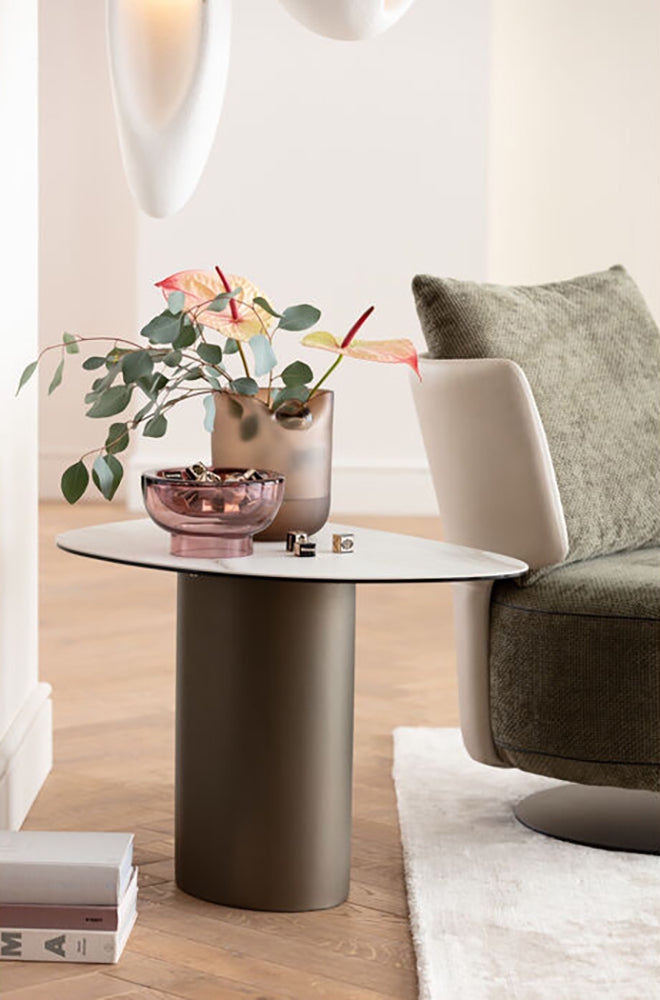 Paso Beige Side Table