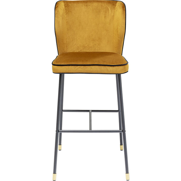 Irina Curry Velvet Barstool (Floor Model) - WOO .Design