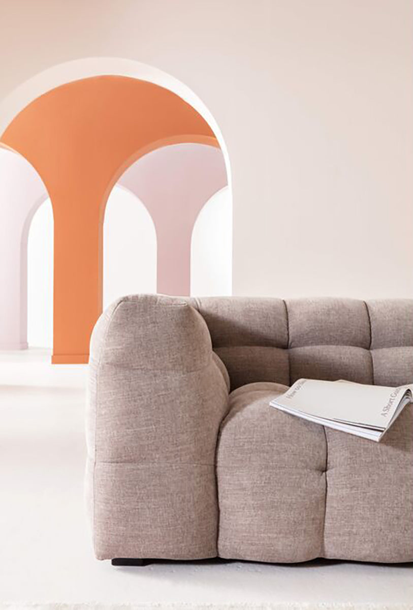 Salamanca Light Brown Chenille Sofa