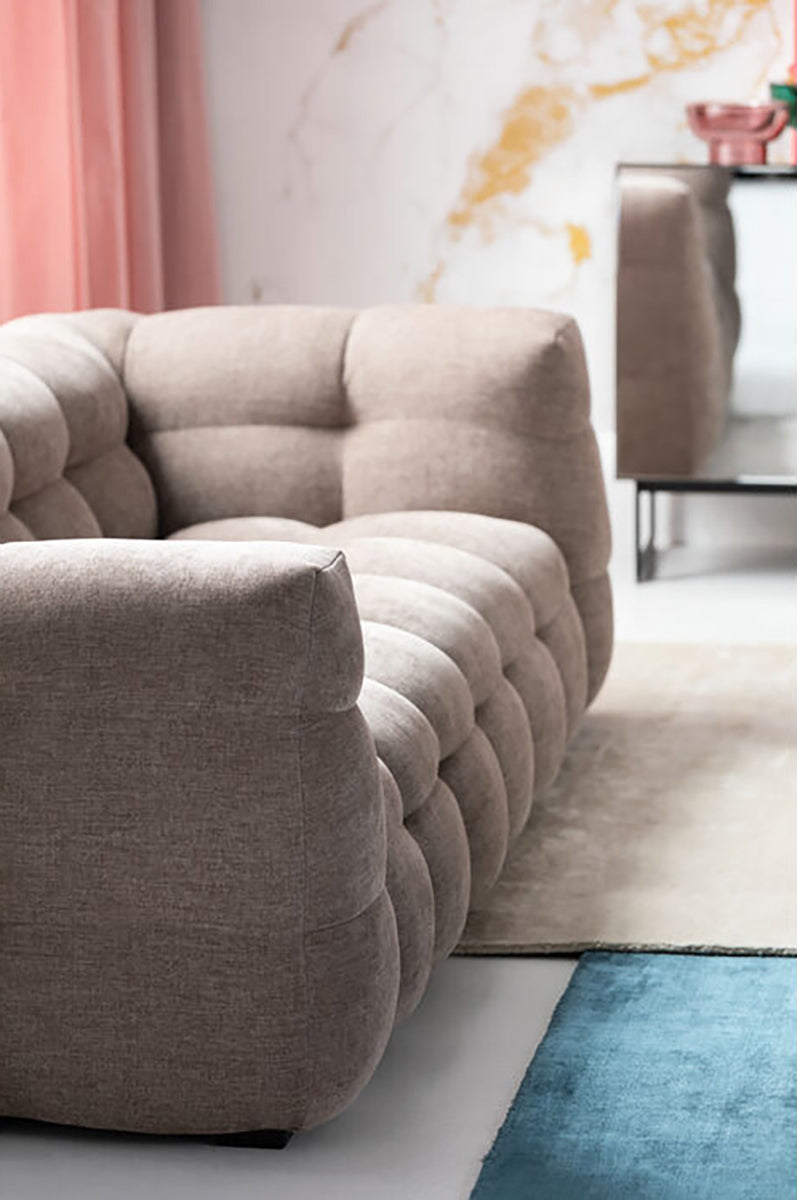 Salamanca Light Brown Chenille Sofa