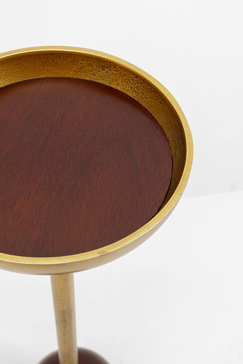 Bibo Brown/Gold Side Table