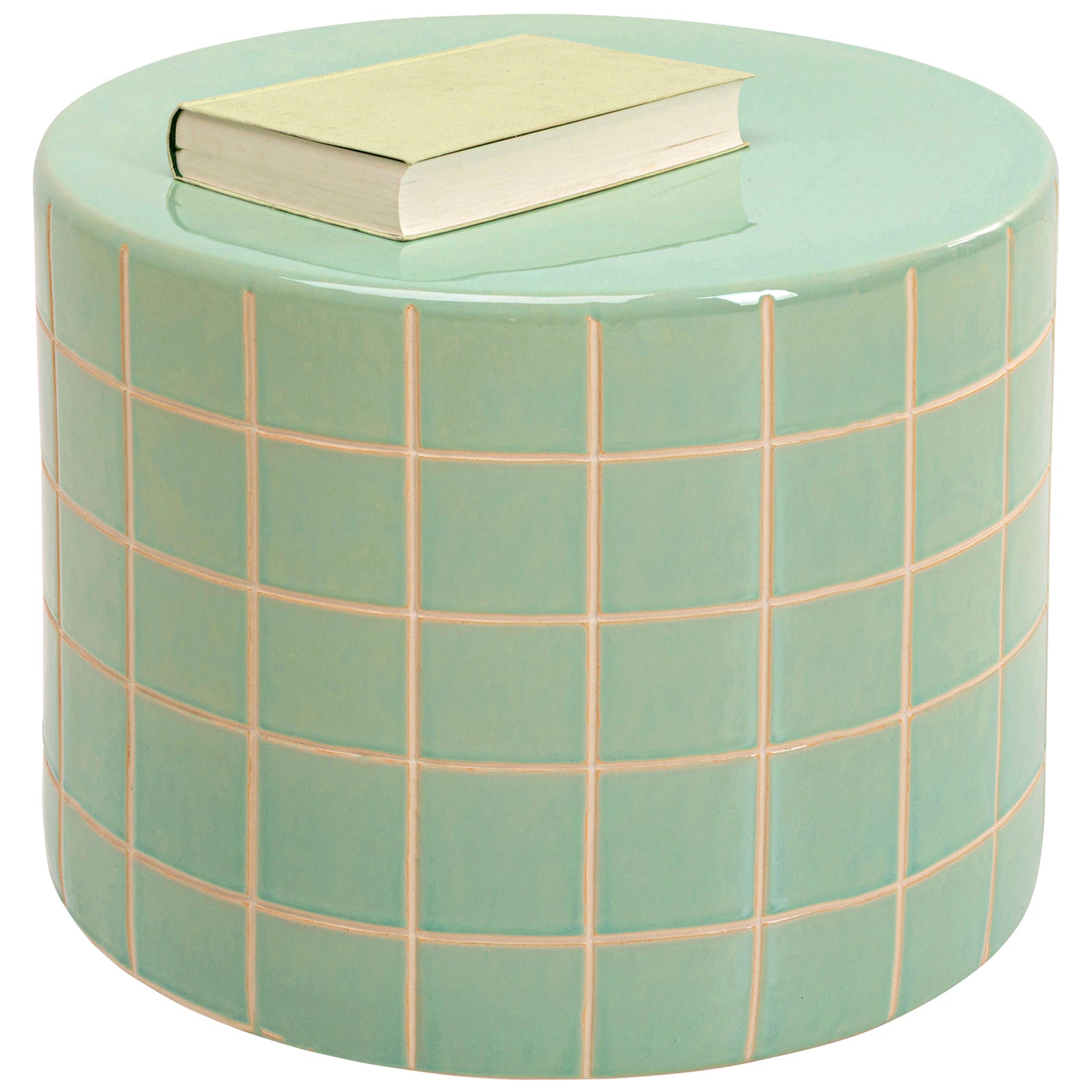 Bliss Tile Green Side Table