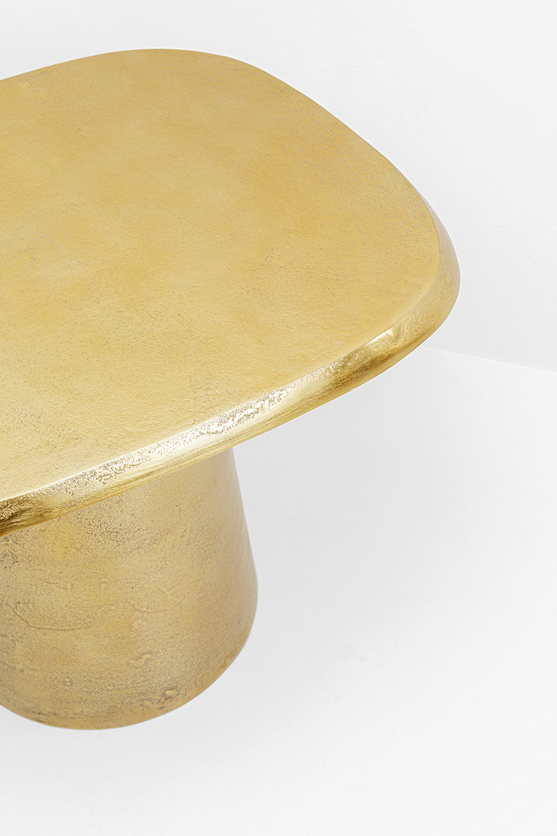 Bossy Gold Organic Side Table