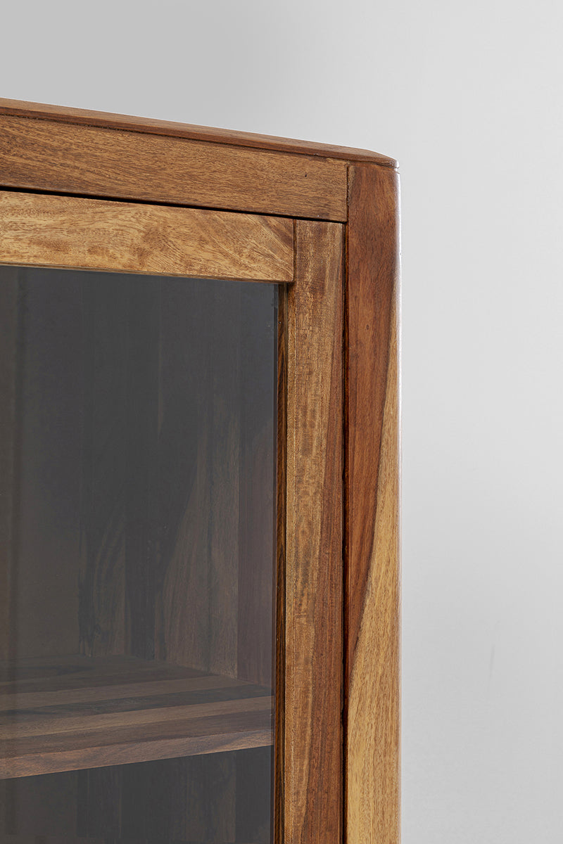 Brooklyn Nature Sheesham Wood Display Cabinet