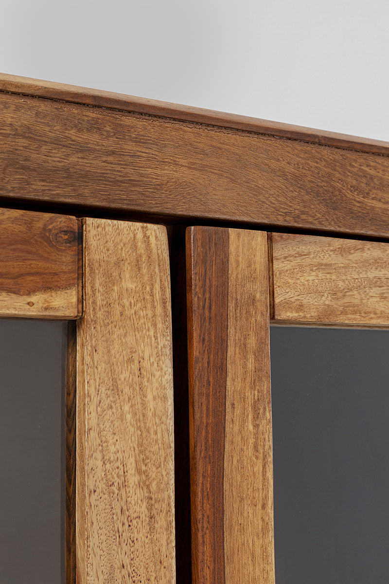 Brooklyn Nature Sheesham Wood Display Cabinet