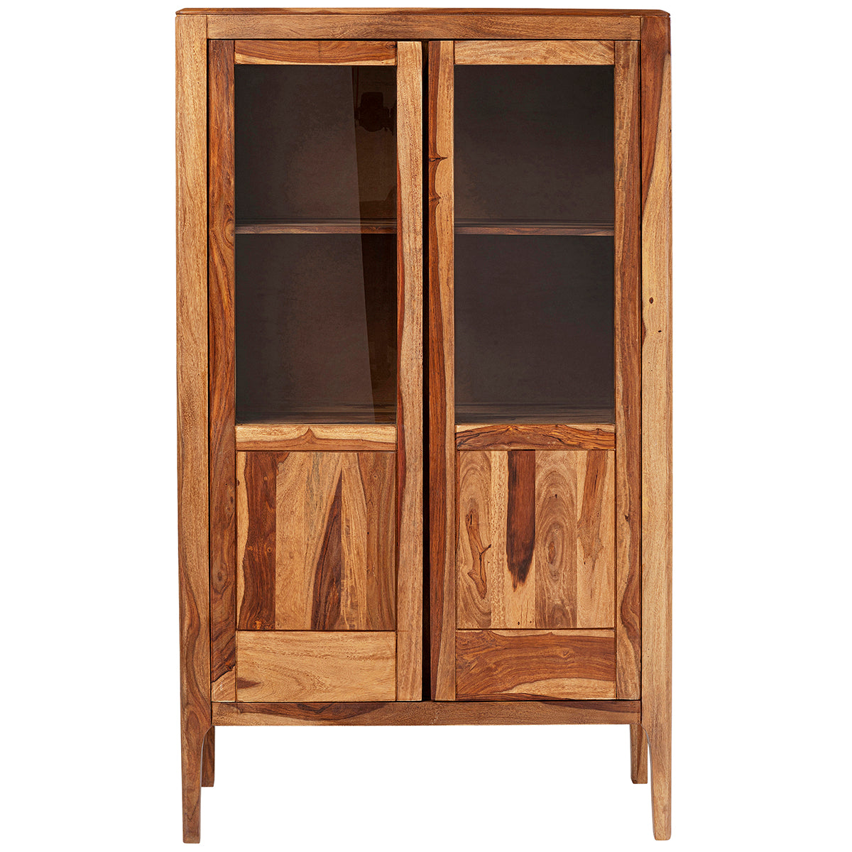 Brooklyn Nature Sheesham Wood Display Cabinet