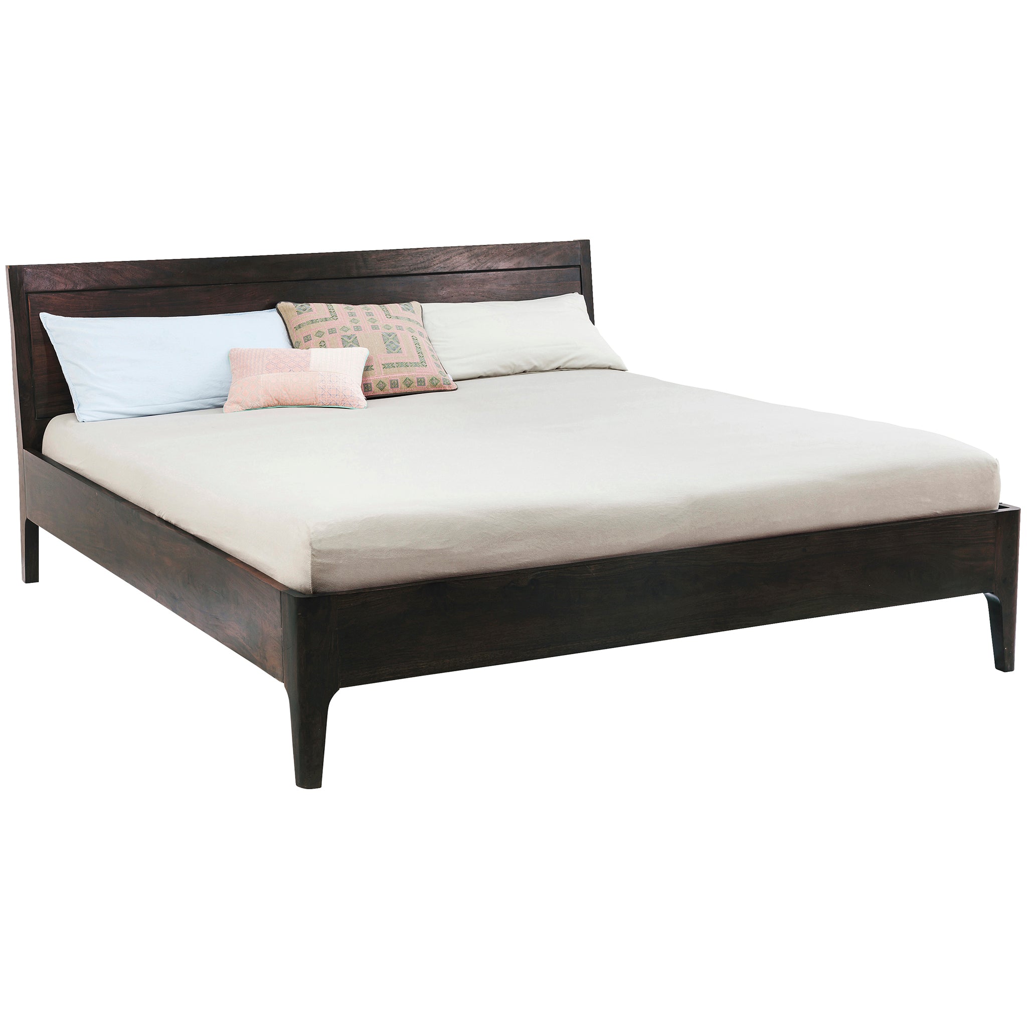 Brooklyn Walnut Sheesham Wood Bed