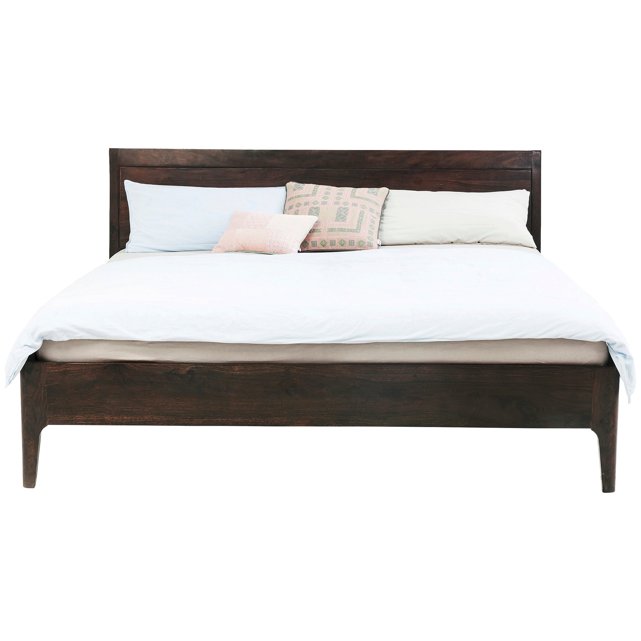 Brooklyn Walnut Sheesham Wood Bed