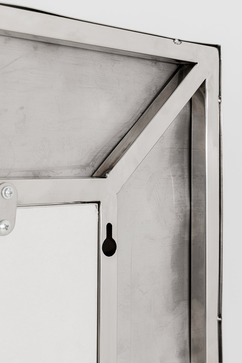 Caldera Silver Wall Mirror