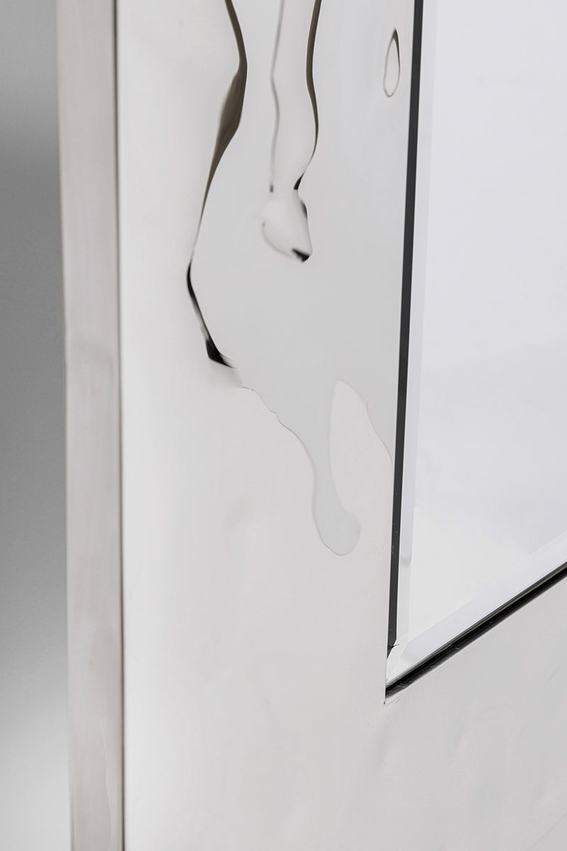 Caldera Silver Wall Mirror
