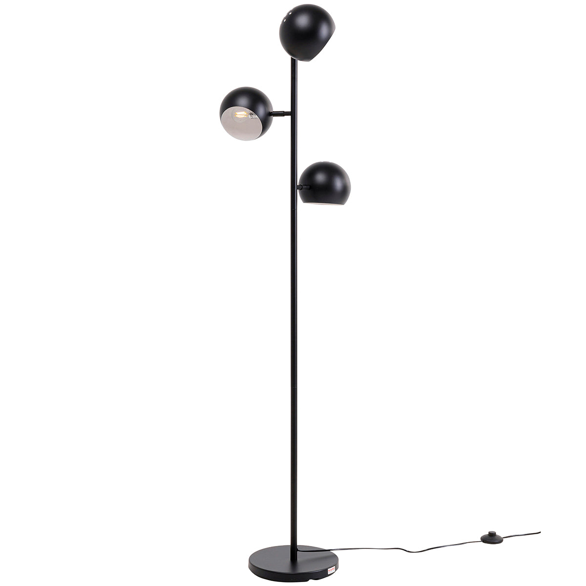 Calotta Black 3 Lite Floor Lamp