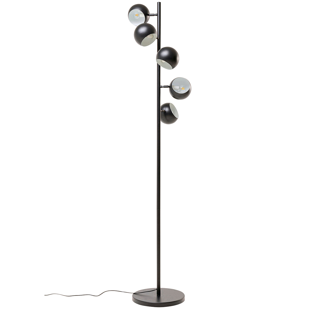Calotta Black 5 Lite Floor Lamp