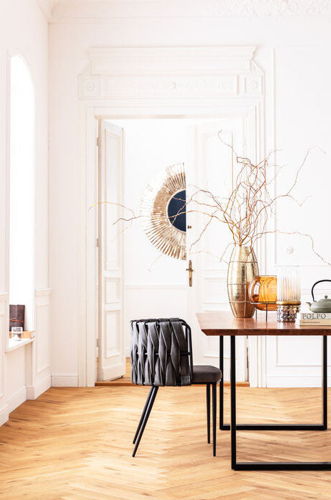 Cheerio Grey Chair with Armrest (4/Set) - WOO .Design