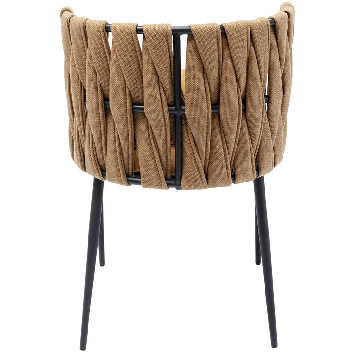 Cheerio Yellow Chair with Armrest (4/Set) - WOO .Design