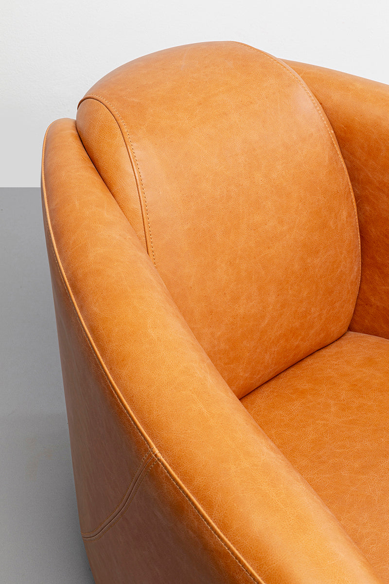 Cigar Smart Light Brown Lounge Armchair