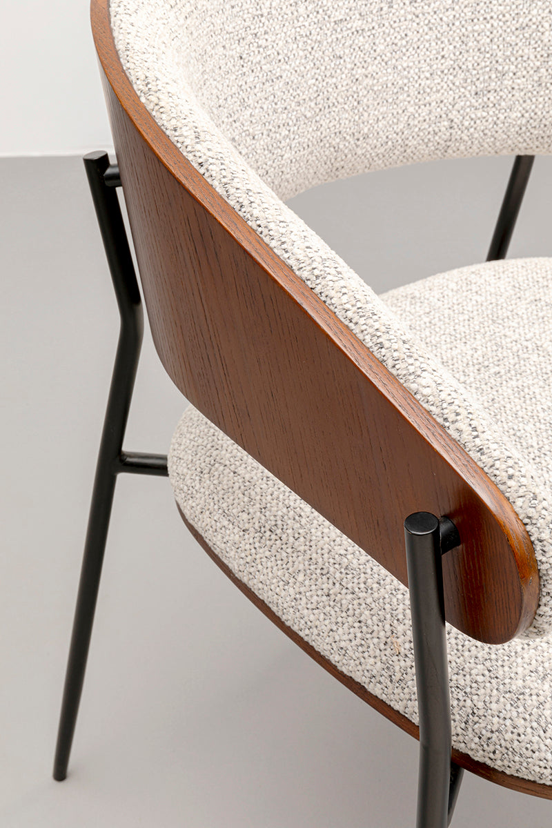 Cindy Chair with Armrest (2/Set)
