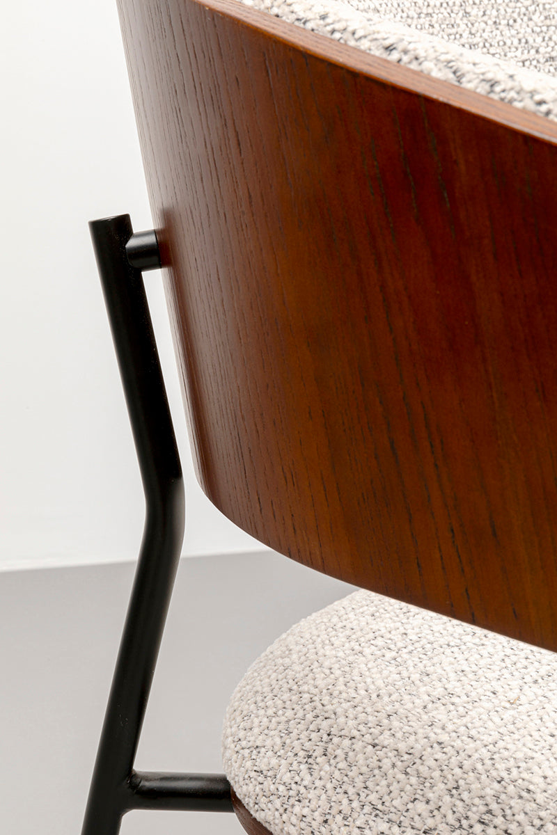 Cindy Chair with Armrest (2/Set)