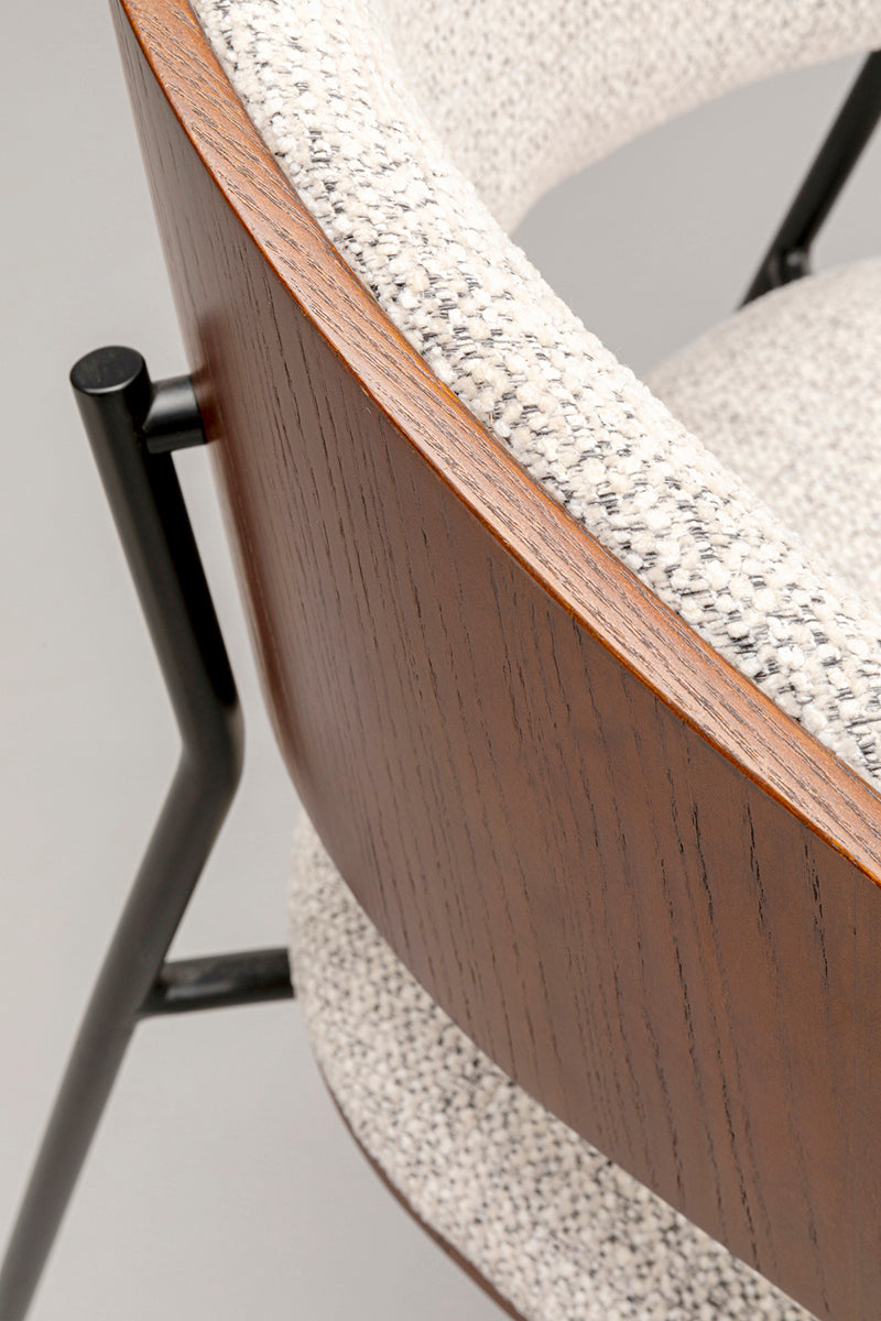 Cindy Chair with Armrest (2/Set)