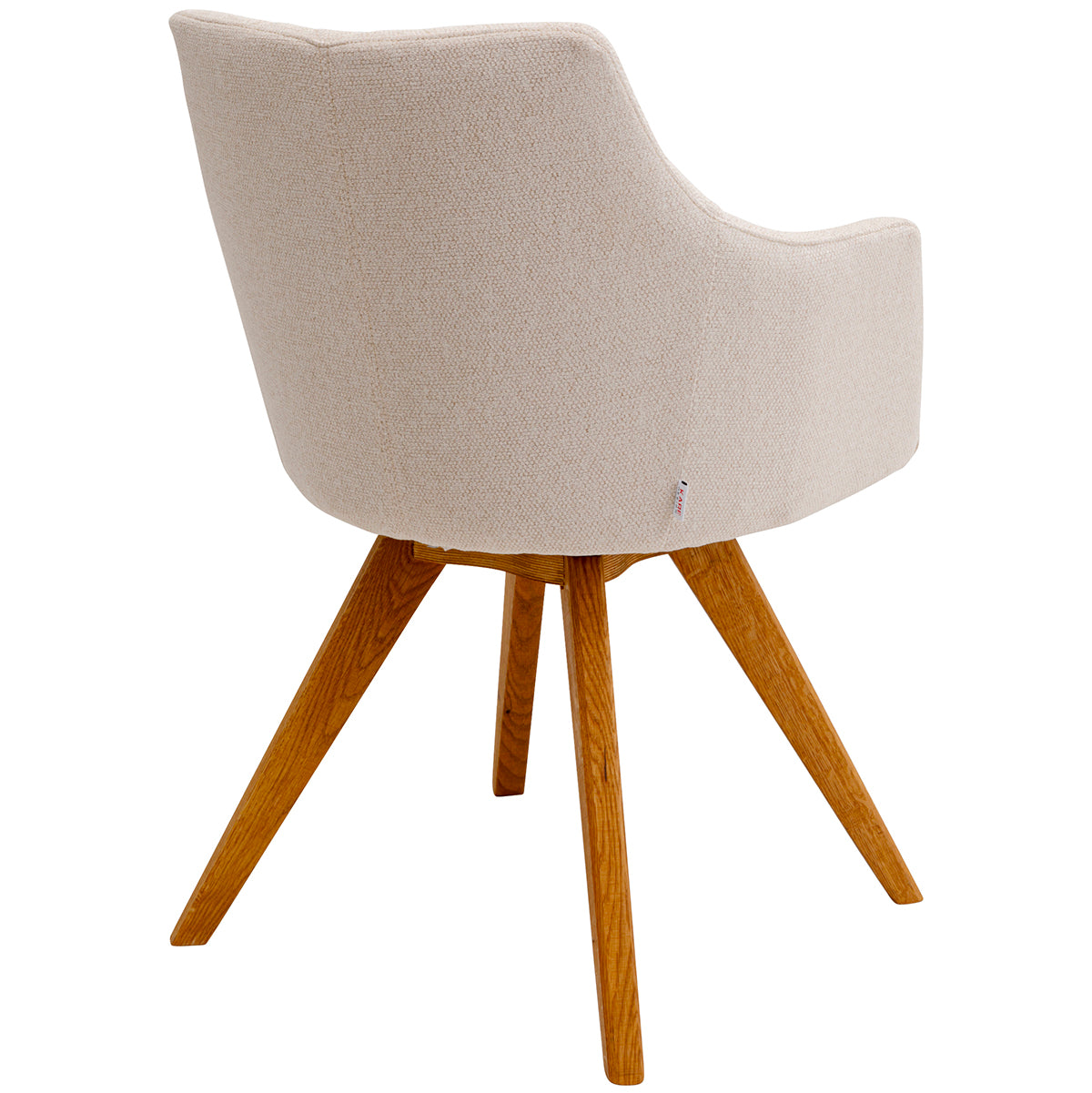 Coco Cream Chenille Swivel Chair