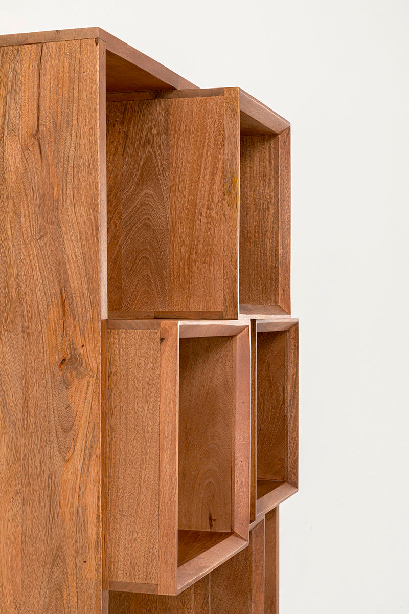 Cubes Balance Mango Wood Shelf