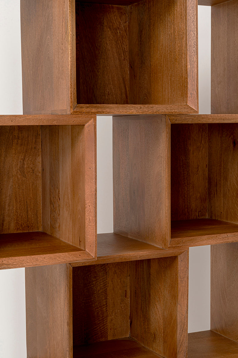 Cubes Balance Mango Wood Shelf