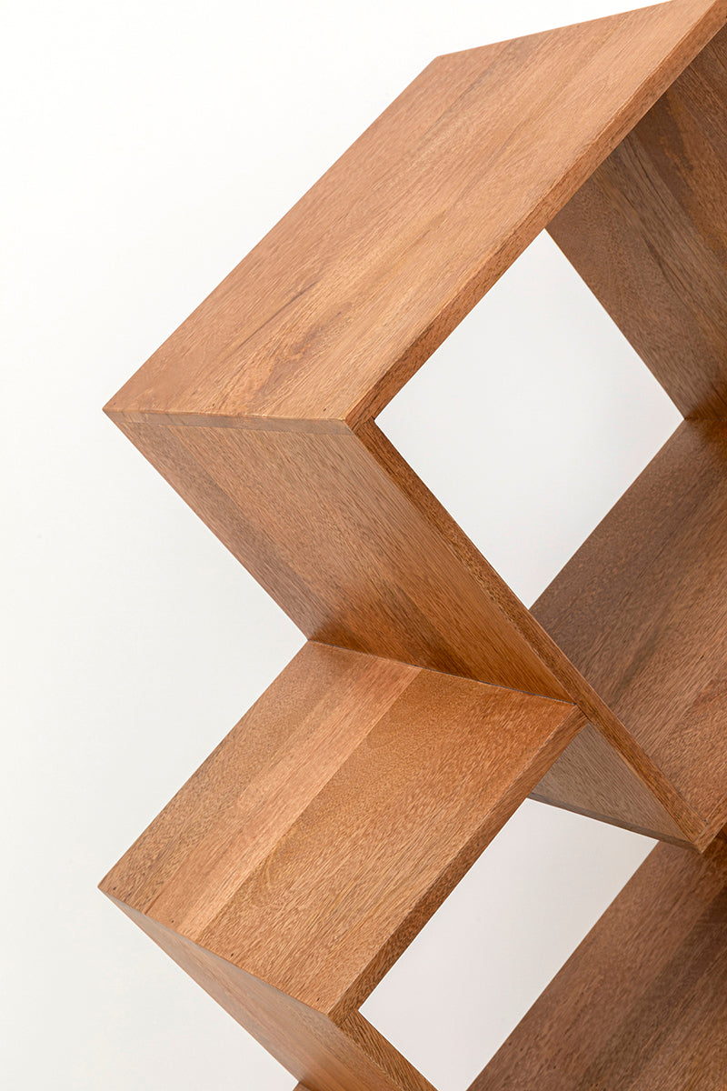 Cubes Balance Slim Mango Wood Shelf