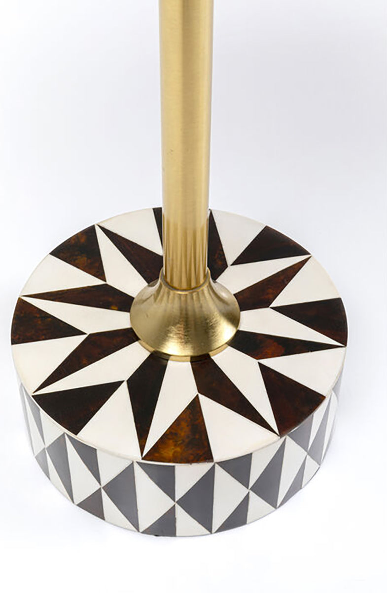 Domero Star Brown/White Side Table