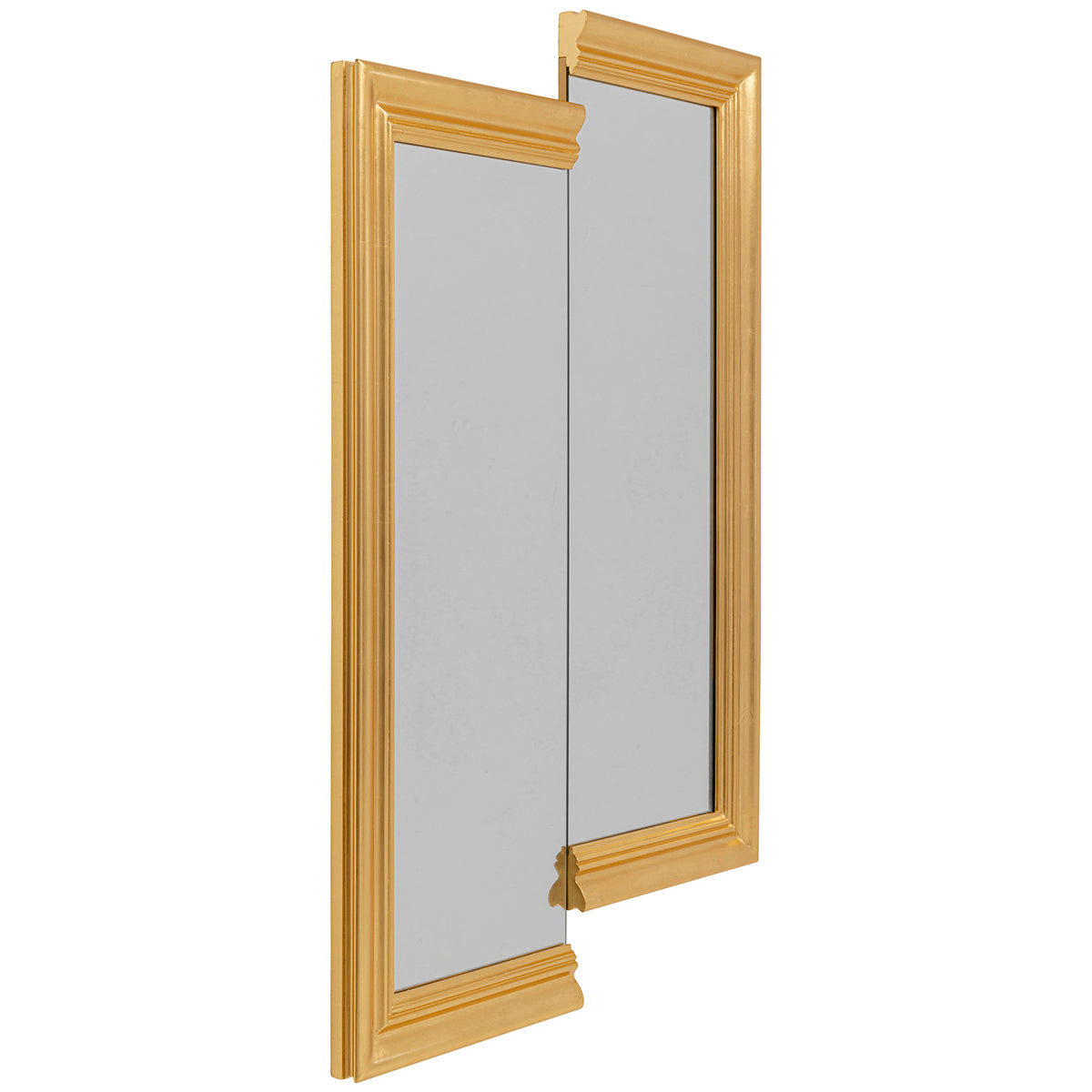 Double Vision Rectangular Wall Mirror